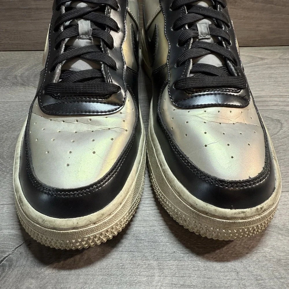 Nike Air Force 1 LV8 Low Metallic Cool Grey (GS) - 849345-003 - Size 7Y